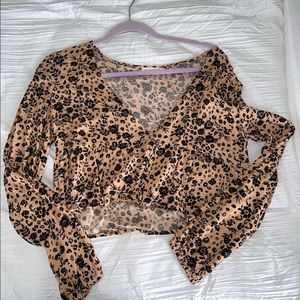 LA Hearts floral blouse